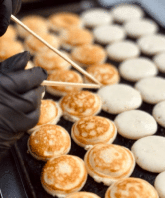 bar à mini pancakes